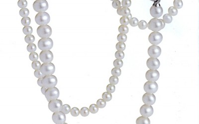 Collane componibili Nimei collezione "Moda" - Colore perle: bianco. Disponibili con perle diametro: da 5 a 10mm Varie lunghezze disponibili.