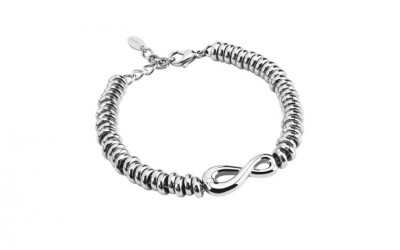 Bracciale 2Jewels collezione "Endless" - In acciaio 316L e cristalli.