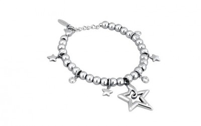 Bracciale 2Jewels collezione "Starry" - In acciaio 316L e cristalli.