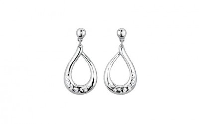 Orecchini 2Jewels collezione "Drop" - In acciaio 316L e cristalli.