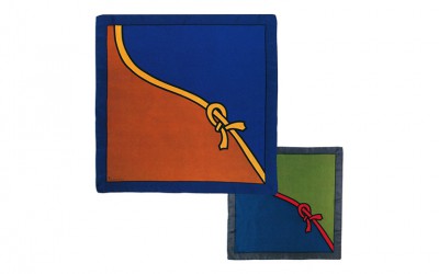 Foulard "Gran Canal" in pura seta italiana