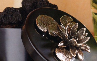 Scatola con decorazione Giovanni Raspini - In argento 925/°°° e legno